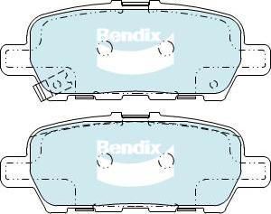 BENDIX DB2278 GCT - Kit de plaquettes de frein, frein à disque cwaw.fr