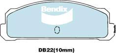 BENDIX DB22 GCT - Kit de plaquettes de frein, frein à disque cwaw.fr