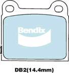 BENDIX DB2 GCT - Kit de plaquettes de frein, frein à disque cwaw.fr