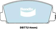 BENDIX DB77 GCT - Kit de plaquettes de frein, frein à disque cwaw.fr