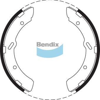 BENDIX DS6653 - Jeu de mâchoires de frein cwaw.fr