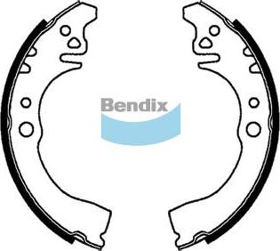 BENDIX DS0042 - Jeu de mâchoires de frein cwaw.fr