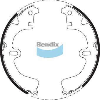 BENDIX DS2288 - Jeu de mâchoires de frein cwaw.fr