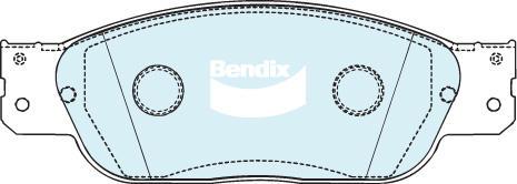 Bendix-AU 7676 GCT - Kit de plaquettes de frein, frein à disque cwaw.fr