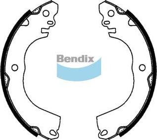 Bendix-AU BS5002 - Jeu de mâchoires de frein cwaw.fr