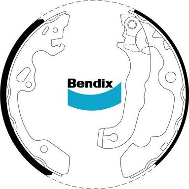 Bendix-AU BS5011 - Jeu de mâchoires de frein cwaw.fr