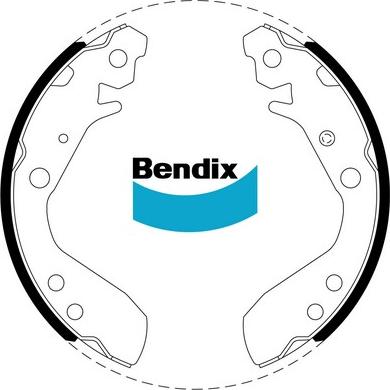 Bendix-AU BS5012 - Jeu de mâchoires de frein cwaw.fr