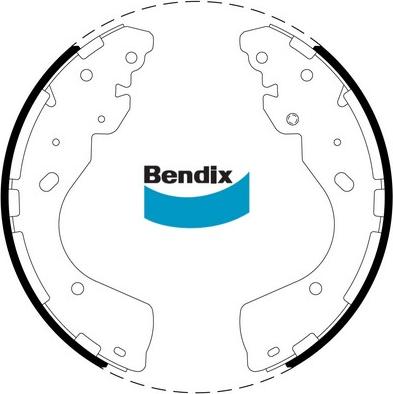 Bendix-AU BS5021 - Jeu de mâchoires de frein cwaw.fr