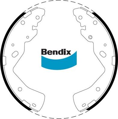 Bendix-AU BS5023 - Jeu de mâchoires de frein cwaw.fr