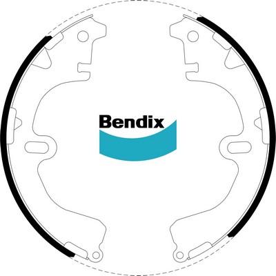 Bendix-AU BS1490 - Jeu de mâchoires de frein cwaw.fr