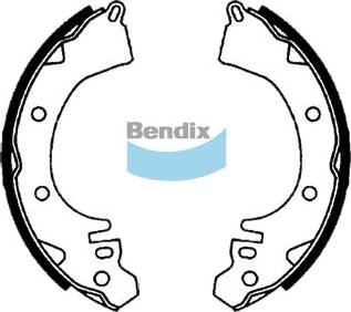 Bendix-AU BS1592 - Jeu de mâchoires de frein cwaw.fr