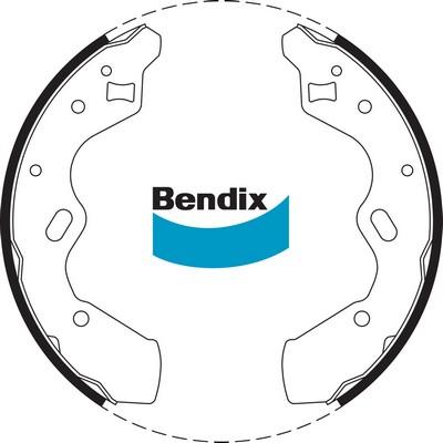 Bendix-AU BS1694 - Jeu de mâchoires de frein cwaw.fr