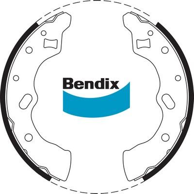 Bendix-AU BS1696 - Jeu de mâchoires de frein cwaw.fr