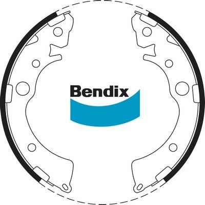 Bendix-AU BS1692 - Jeu de mâchoires de frein cwaw.fr