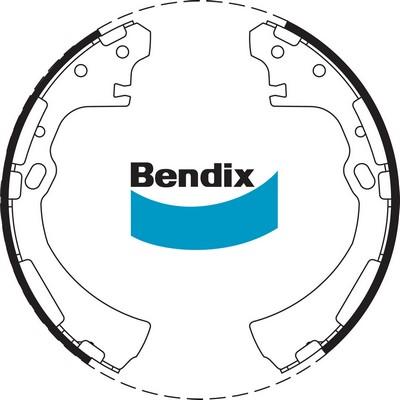 Bendix-AU BS1657 - Jeu de mâchoires de frein cwaw.fr