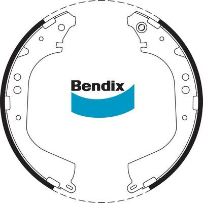 Bendix-AU BS1660 - Jeu de mâchoires de frein cwaw.fr