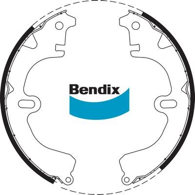 Bendix-AU BS1602 - Jeu de mâchoires de frein cwaw.fr