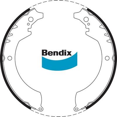 Bendix-AU BS1607 - Jeu de mâchoires de frein cwaw.fr