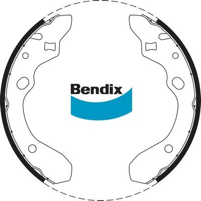 Bendix-AU BS1685 - Jeu de mâchoires de frein cwaw.fr