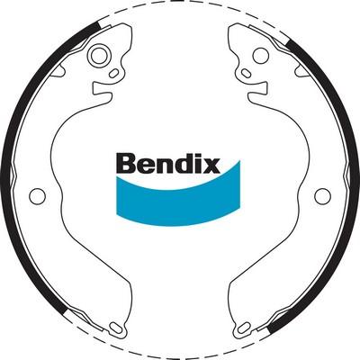 Bendix-AU BS1681 - Jeu de mâchoires de frein cwaw.fr