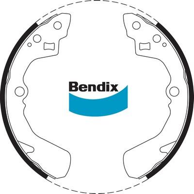 Bendix-AU BS1682 - Jeu de mâchoires de frein cwaw.fr