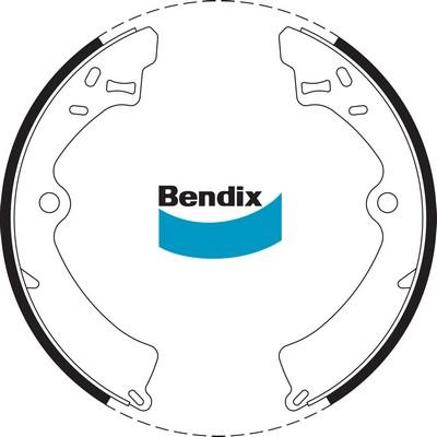 Bendix-AU BS1627 - Jeu de mâchoires de frein cwaw.fr