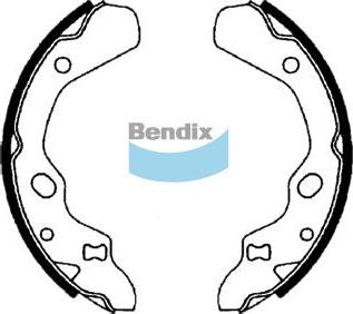 Bendix-AU BS1671 - Jeu de mâchoires de frein cwaw.fr