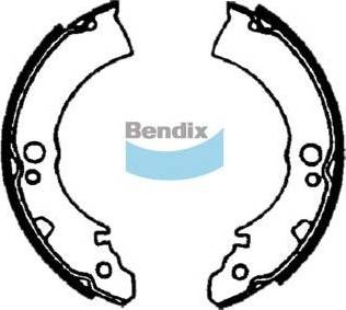 Bendix-AU BS1399 - Jeu de mâchoires de frein cwaw.fr