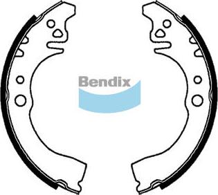 Bendix-AU BS1795 - Jeu de mâchoires de frein cwaw.fr