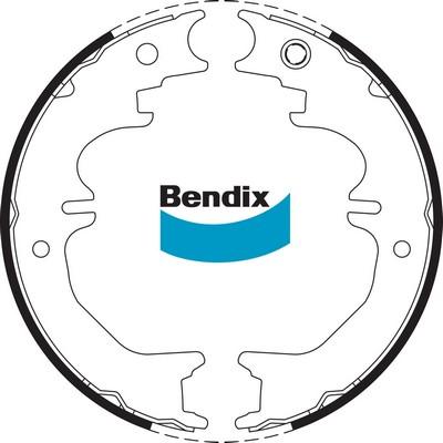 Bendix-AU BS1744 - Jeu de mâchoires de frein, frein de stationnement cwaw.fr