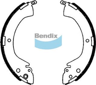 Bendix-AU BS1760 - Jeu de mâchoires de frein cwaw.fr