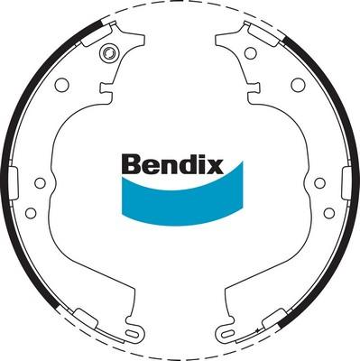 Bendix-AU BS1714 - Jeu de mâchoires de frein cwaw.fr