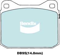 Bendix-AU DB95 GCT - Kit de plaquettes de frein, frein à disque cwaw.fr