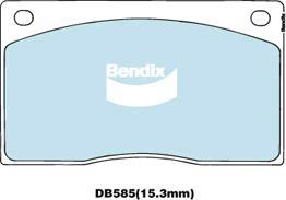 Bendix-AU DB585 GCT - Kit de plaquettes de frein, frein à disque cwaw.fr