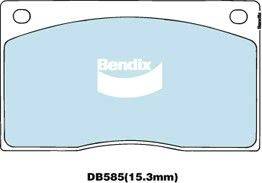 Bendix-AU DB585 ULT - Kit de plaquettes de frein, frein à disque cwaw.fr