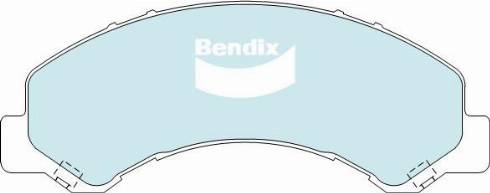 Bendix-AU DB1996 HD - Kit de plaquettes de frein, frein à disque cwaw.fr