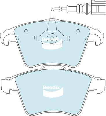 Bendix-AU DB1947 HD - Kit de plaquettes de frein, frein à disque cwaw.fr