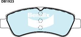 Bendix-AU DB1923 EURO+ - Kit de plaquettes de frein, frein à disque cwaw.fr