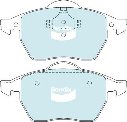 Bendix-AU DB1401 GCT - Kit de plaquettes de frein, frein à disque cwaw.fr