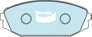 Bendix-AU DB1410 GCT - Kit de plaquettes de frein, frein à disque cwaw.fr