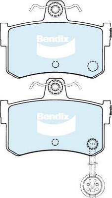 Bendix-AU DB1197 GCT - Kit de plaquettes de frein, frein à disque cwaw.fr