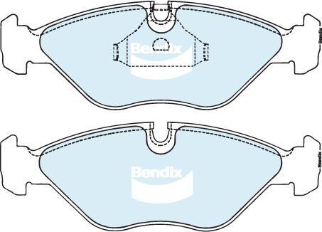 Bendix-AU DB1156 GCT - Kit de plaquettes de frein, frein à disque cwaw.fr