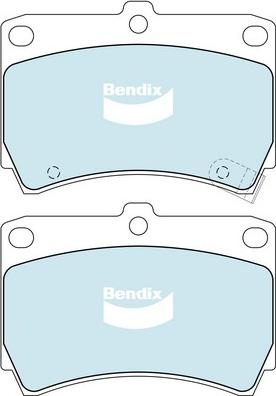 Bendix-AU DB1158 GCT - Kit de plaquettes de frein, frein à disque cwaw.fr