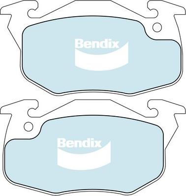 Bendix-AU DB1182 GCT - Kit de plaquettes de frein, frein à disque cwaw.fr