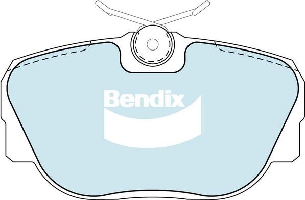 Bendix-AU DB1130 EURO+ - Kit de plaquettes de frein, frein à disque cwaw.fr