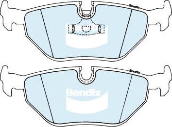 Bendix-AU DB1132 EURO+ - Kit de plaquettes de frein, frein à disque cwaw.fr