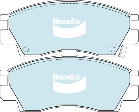 Bendix-AU DB1179 GCT - Kit de plaquettes de frein, frein à disque cwaw.fr