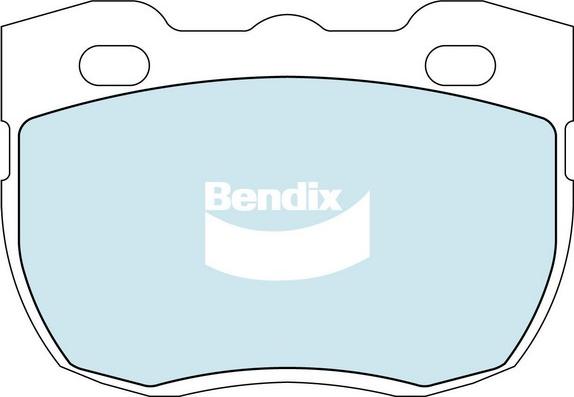 Bendix-AU DB1176 -4WD - Kit de plaquettes de frein, frein à disque cwaw.fr