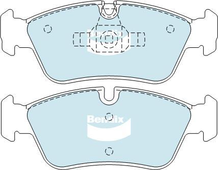 Bendix-AU DB1833 EURO+ - Kit de plaquettes de frein, frein à disque cwaw.fr