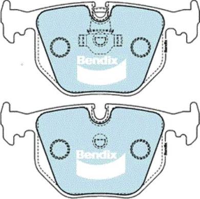 Bendix-AU DB1397 EURO+ - Kit de plaquettes de frein, frein à disque cwaw.fr